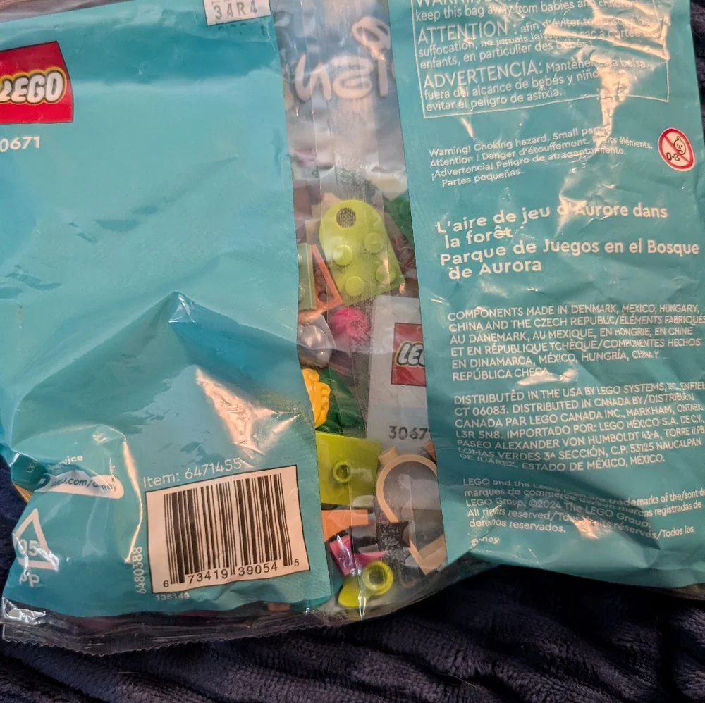 🦋 LEGO Disney Princess Adventure Set with Pink and Green